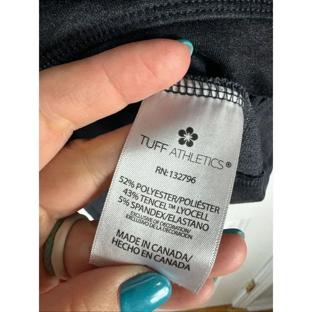 Tuff Athletics Women’s Grey Camo Crewneck Long Sleeve Pullover Size Small - Picture 3 of 4